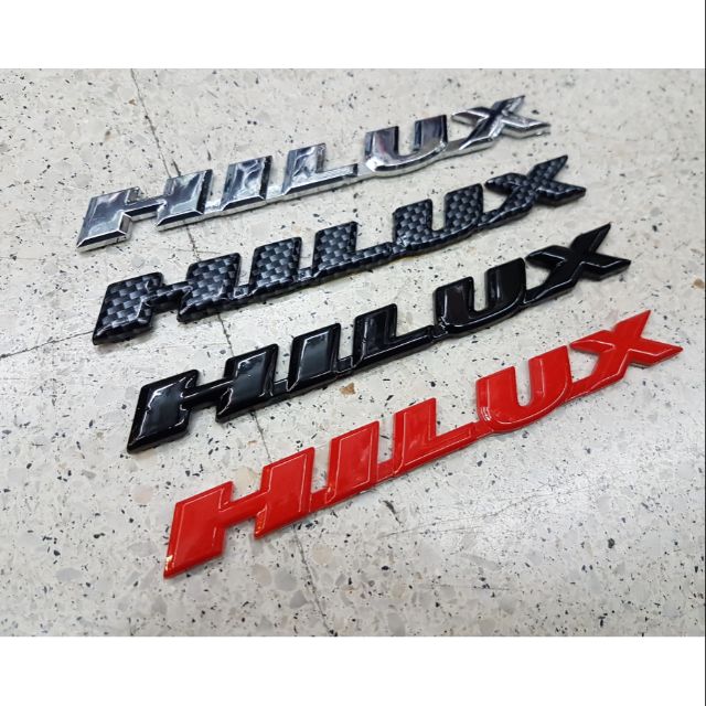 Best saller HILUX TIGER LOGO 3D โลโก้ติดท้าย แป้นเหยียบกันลื่น logo logoรถ โลโก้รถ ดุมล้อ BENZ