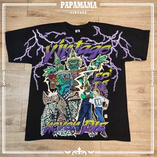 เสื้อยืดผ้าฝ้าย [ VINTAGE NEVER DIE ] เสื้อวินเทจเนเวอร์ดาย Vintage Neverdie EP.3.5 เสื้ออีเวนท์ papamama vintageS-3XL