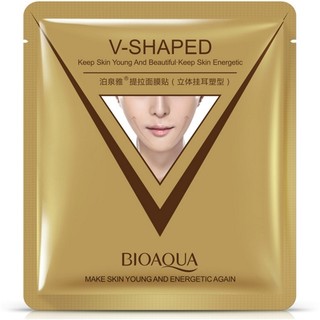 BIOAQUA V-SHAPED MASK แผ่นมาร์คหน้าเรียวรูปตัววี (1แผ่น)