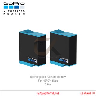 GoPro rechargeable battery แบตเตอรี่โกโปร HERO9 HERO10 HERO11 แบตโกโปร (ชุด 2 ชิ้น) (แท้ประกันศูนย์)