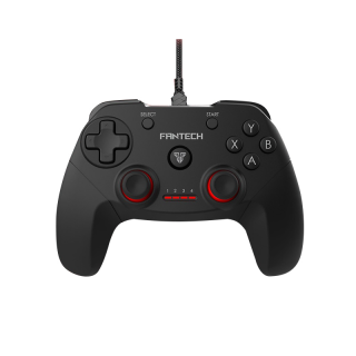FANTECH GP12 REVOLVER Gaming Controller จอยเกมมิ่ง joystick ระบบ X-input คอนโทรลเลอร์ พร้อมกิฟยางด้านข้างเพิ่มความกระชับมือ รูปทรงสไตล์ X-BOX ONE สำหรับ PC/PS3