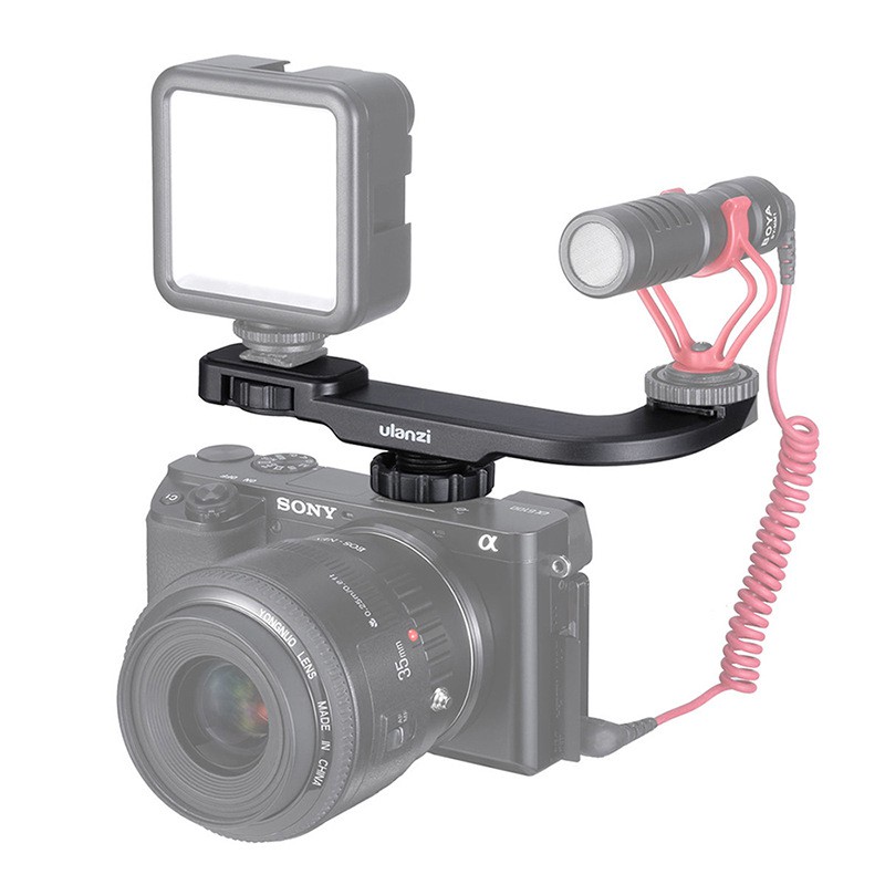 ulanzi PT - 8 เม้าท์ขาตั้งสําหรับไมโครโฟนไฟ led