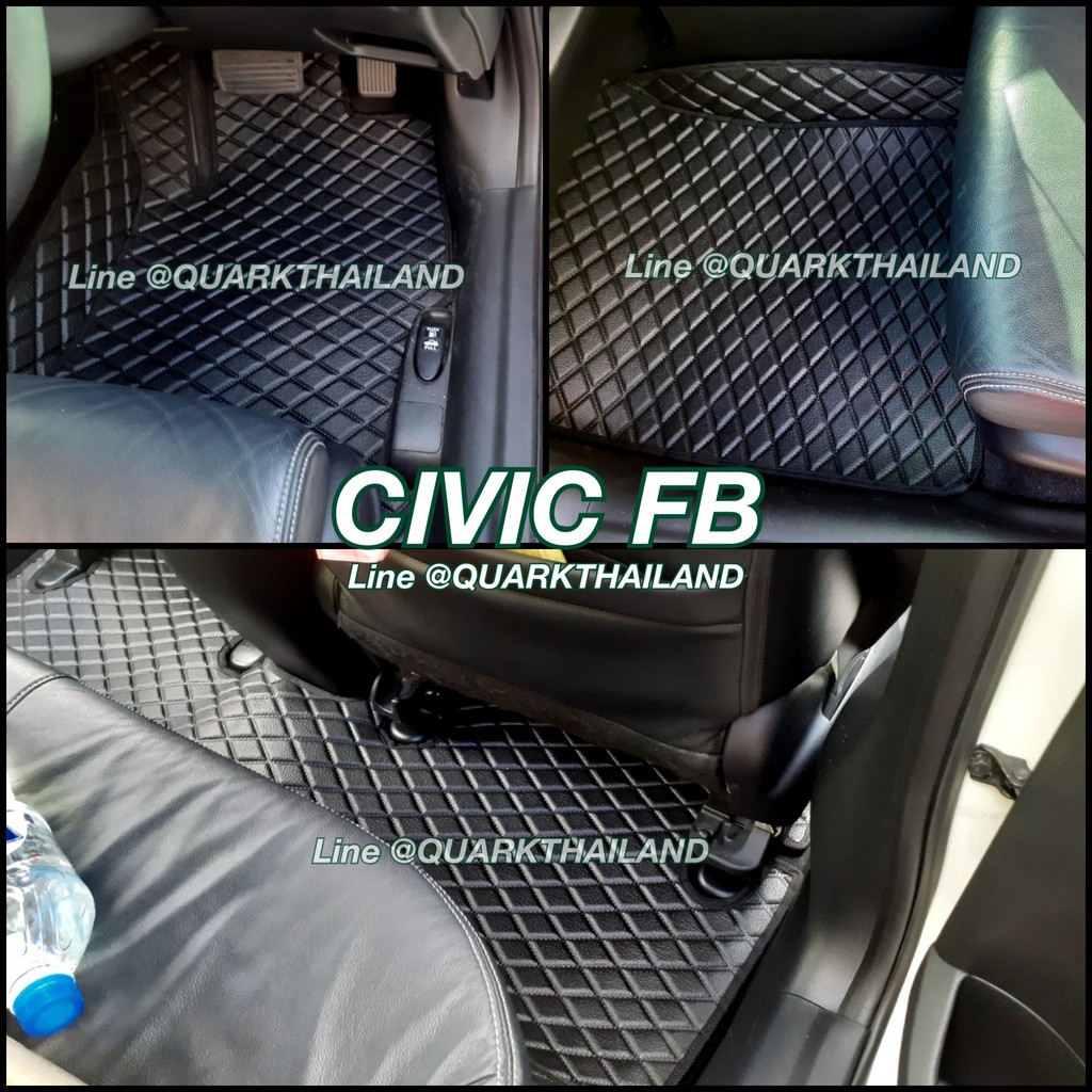 พรมกระดุม HONDA CIVIC FB ตรงรุ่น เต็มคัน มีพร้อมส่ง พรมรถยนต์