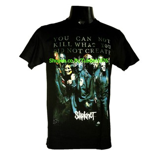 เสื้อยืดสุดเท่เสื้อวง Slipknot เสื้อวินเทจ ลายอมตะ เสื้อวินเทจ สลิปน็อต SKT938S---5XL