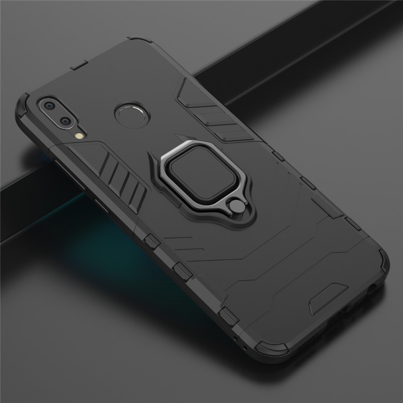 เคส Huawei Y9 2019 ฮาร์ดเคสกันกระแทกเคสโทรศัพท์ Hybrid Armor Shockproof Ring Case Y 92019 JKM-LX2 Y9