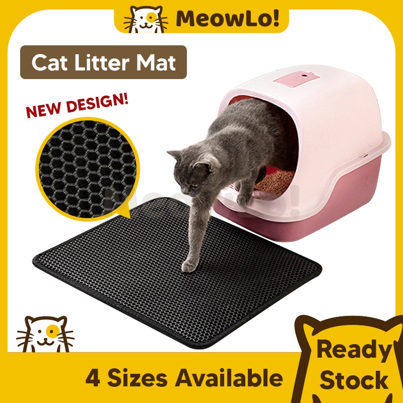 MeowLo Cat Mat Double Layer Cat Litter Mat Trapping Mat พรม Pasir Kucing Eva พรม Kucing Karpet Kucin