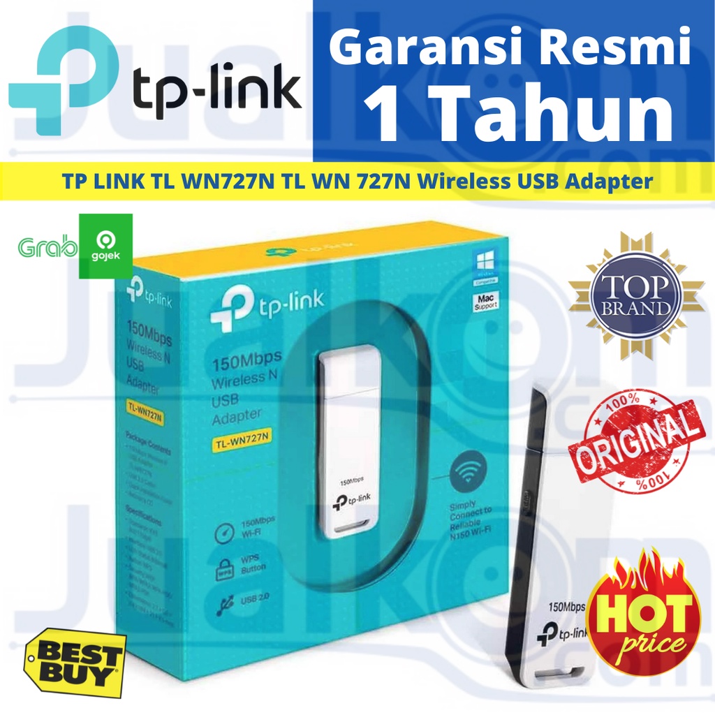 อะแดปเตอร์ TPLink Wireless N USB Tp Link TL WN727N