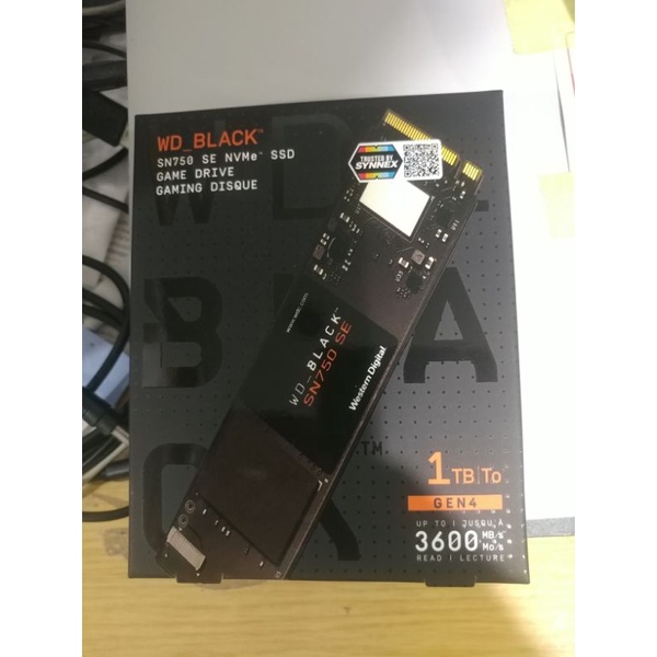WD BLACK SN750SE 500GB ของใหม่ยังไม่แกะซีล