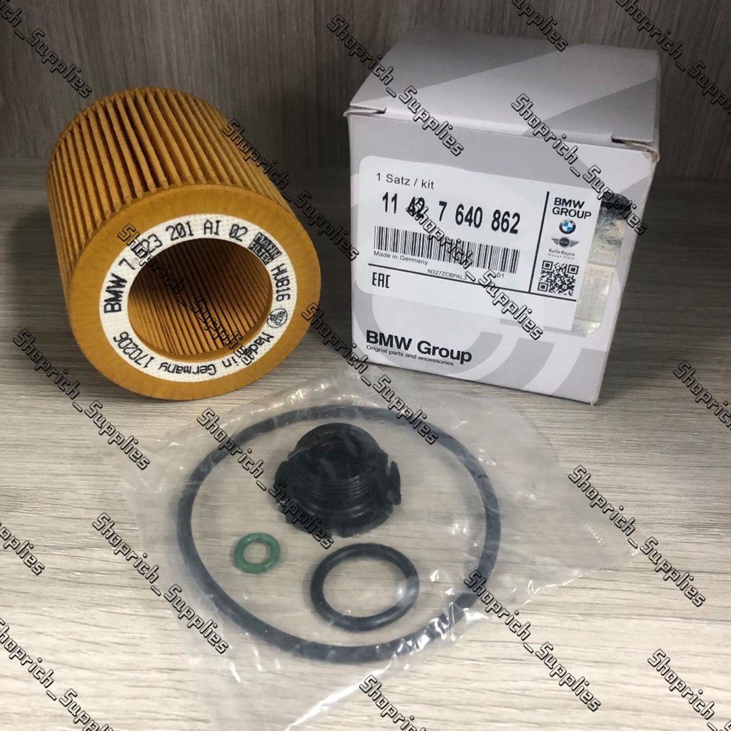 (11427640862) กรองน้ํามันเครื่อง BMW N20 N26 ENGINE F20 F21 F22 F23 F87 F30 F31 F34 F80 F32 F33 F36 F83 F07 F10 F11 E84