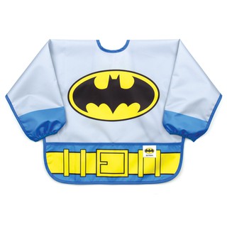 (สินค้า Clearance Sale) Bumkins ผ้ากันเปื้อนแขนยาว Collections DC รุ่น Sleeve Bib เหมาะกับน้อง 6-24 เดือน ลาย BATMAN