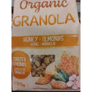 ORGANIC GRANOLA Honey 🍯 and Almond 357g