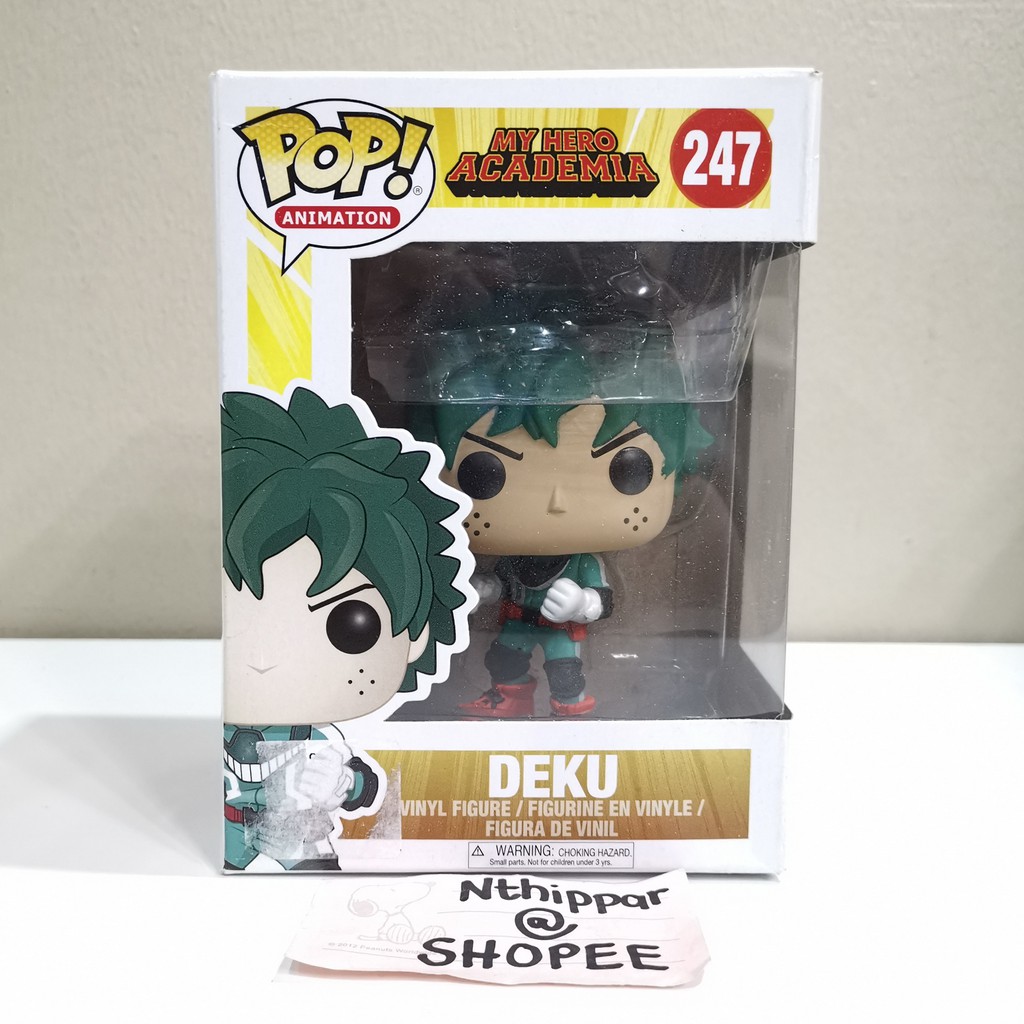 ++ ขาย Funko Pop! Pop Deku 247 Midoriya Izuku ของใหม่ ไม่แกะ กล่องไม่สวย ของแท้ พร้อมส่ง ++ My hero 