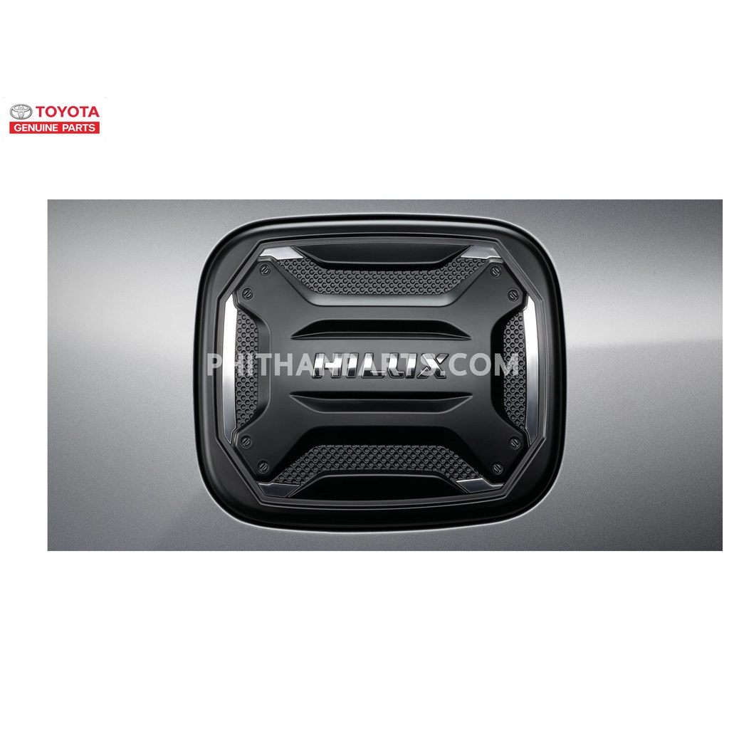 อะไหล่แท้ โตโยต้า ชุดตกแต่งฝาถังน้ำมันโครเมียม TOYOTA A-PC403-0K01K Hilux Revo Z Edition