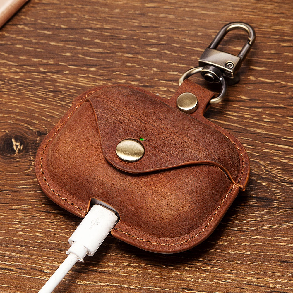 เคสหูฟังบลูทูธไร้สาย หนังวัว สไตล์เรโทร สําหรับ AirPods Pro Apple Air Pods DG1014 ราคา ถูกที่สุด ดีลบีเคเค รูปภาพหลัก