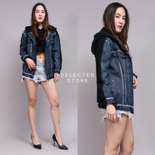 Denim Hood Jacket