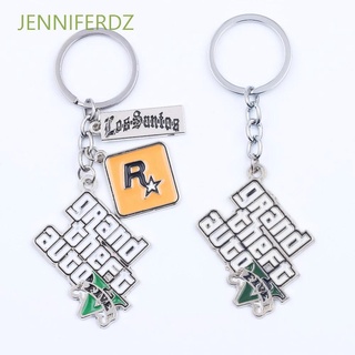 Jenniferdz พวงกุญแจจี้พวงกุญแจเกม Gta V Ps4 Xbox Pc สําหรับเล่นเกมส์วันเกิดกระเป๋า