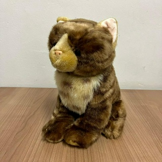 ตุ๊กตาแมว แมวสีน้ำตาล แมวเหมือนจริง Cat Plush Stuffed Animal Toy cat แมว ตุ๊กตาสัตว์เหมือนจริง ตุ๊กตา ทาสแมว แมว