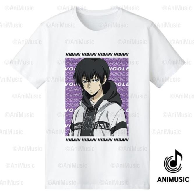 เสื้อยืด Katekyo Hitman Reborn! Kyoya Hibari Street แขนสั้น
