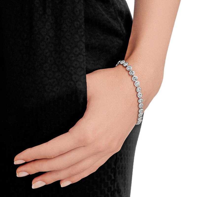 Swarovski ANGELIC Exquisite Bracelet Women Fashion Jewelry 5071173 tAtv |  Shopee Thailand