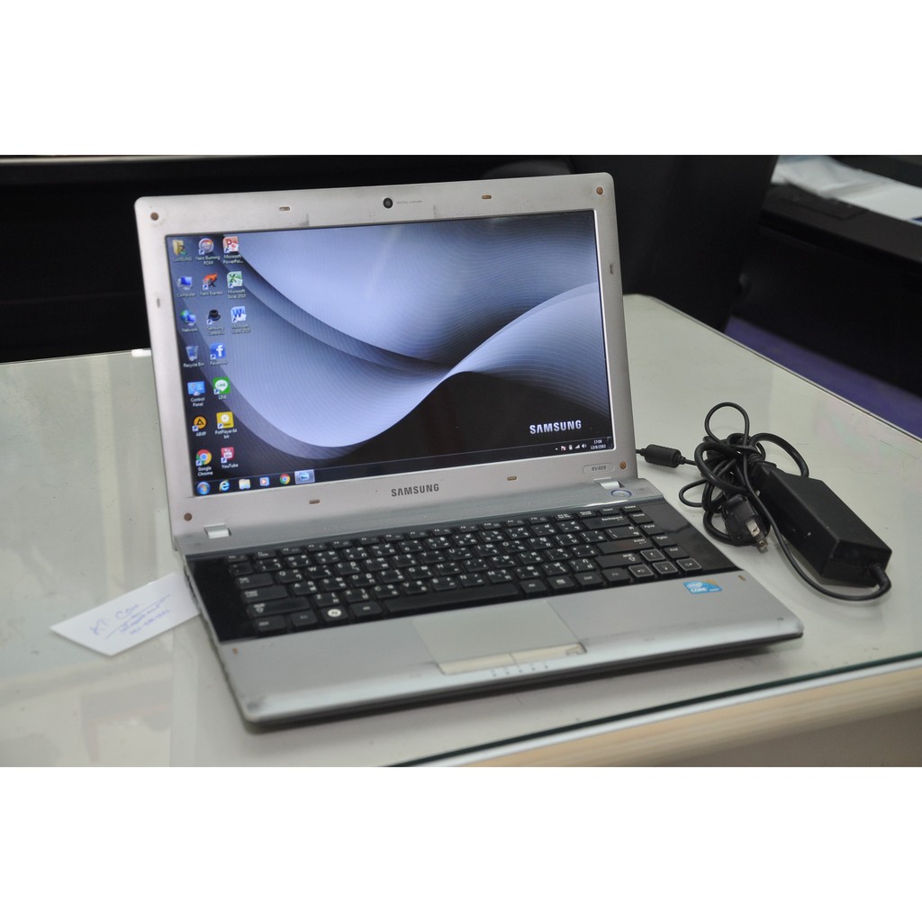 NOTEBOOK SAMSUNG RV409  Core i3-380M ใช้งานปกติ แบตเก็บไฟ (มือสอง)
