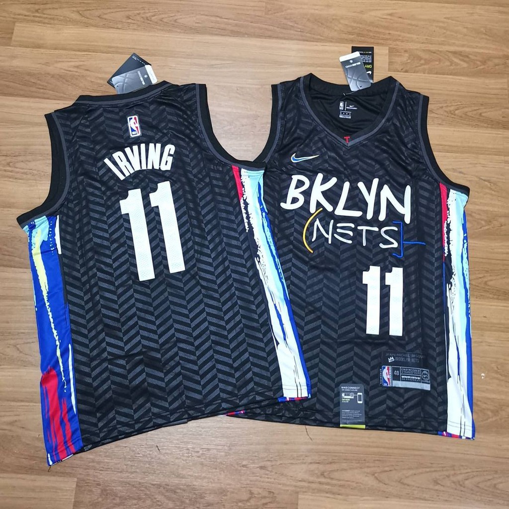 เสื้อบาส NBA Swingman งานปัก Brooklyn Nets /11 Kyrie Irving
