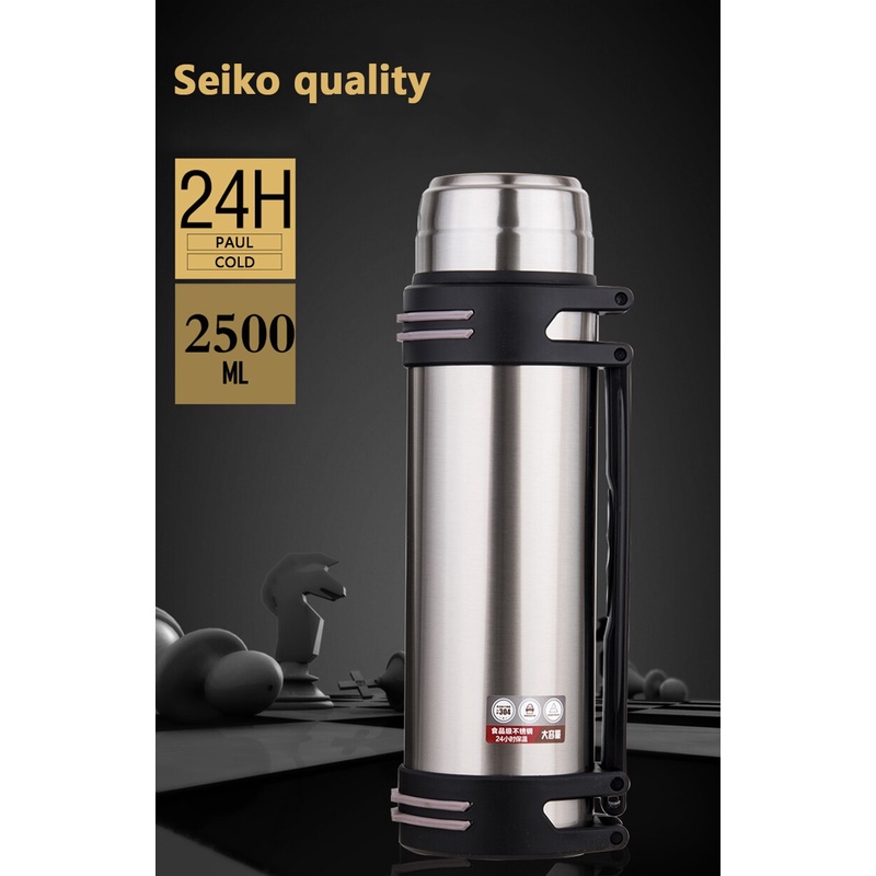 Please COD Large capacity stainless steel thermos fashion daily outdoor ...