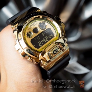 G-Shock Gold Metal Face รุ่น GM-6900G-9 ของแท้ รับประกันศูนย์ CMG 1 ปี