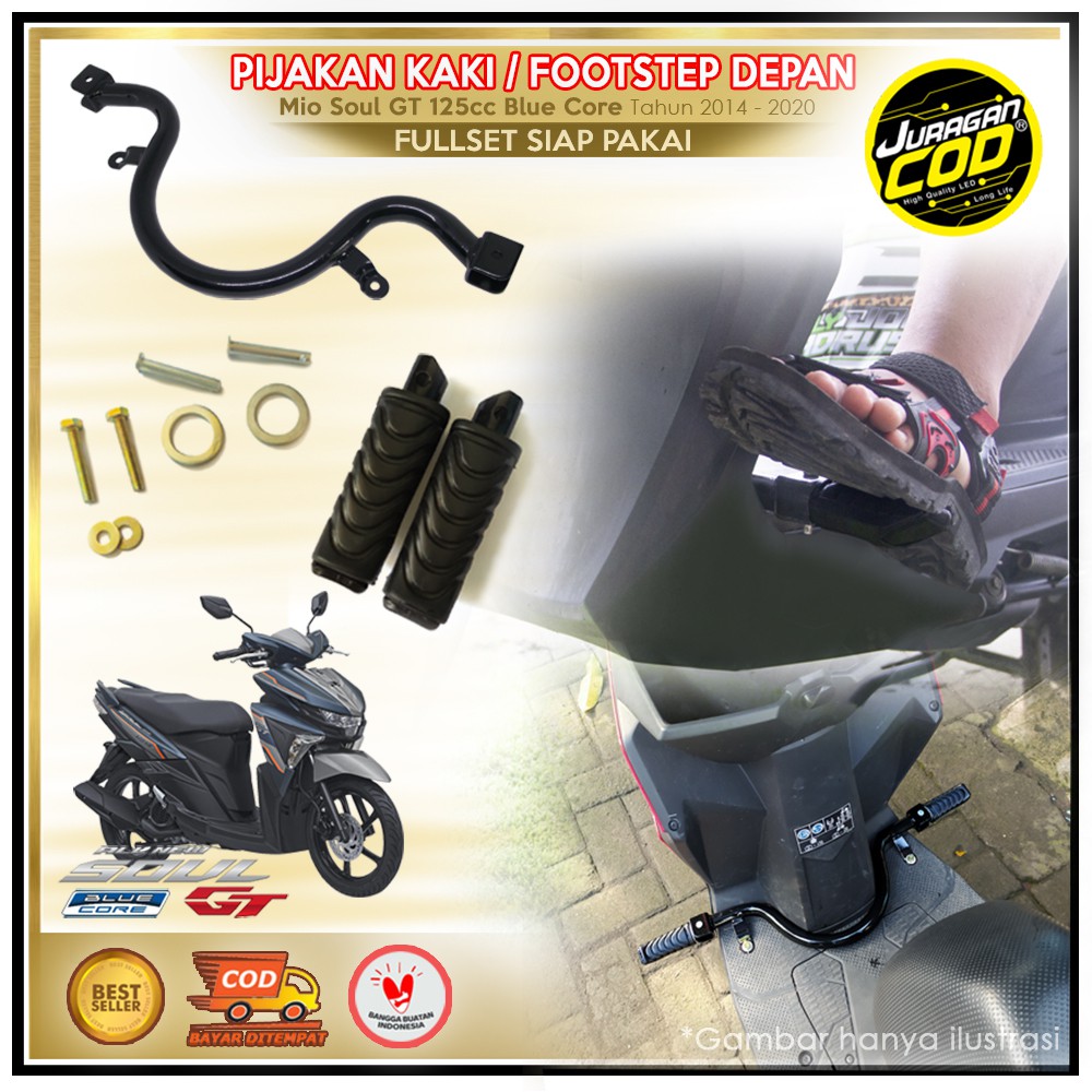 ที่พักเท้าด้านหน้า สําหรับ Yamaha Mio Soul gt 125 bluecore 2015-2021 PNP พร้อมส่ง