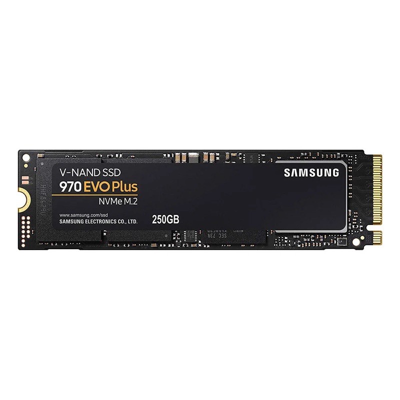 250 GB SSD (เอสเอสดี) SAMSUNG 970 EVO PLUS PCIe/NVMe M.2 2280 (MZ-V7S250BW)