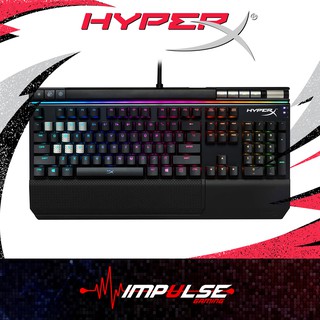 [HyperX] คีย์บอร์ดเกมมิ่ง อัลลอย Elite RGB (สีฟ้า น้ําตาล แดง)