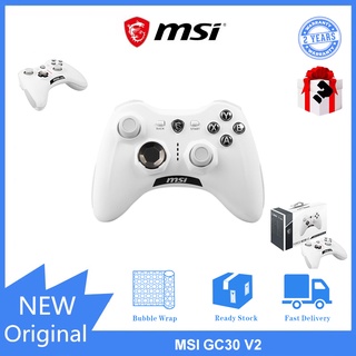 เกมแพด MSI GC30 V2 แบบมีสาย และไร้สาย โหมดคู่ เวอร์ชั่นคอมพิวเตอร์ ไอน้ํา usb