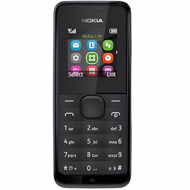 โทรศัพท์มือถือโนเกีย ปุ่มกด NOKIA 105 ( สีดำ ) 3G/4G รุ่นใหม่ 2020