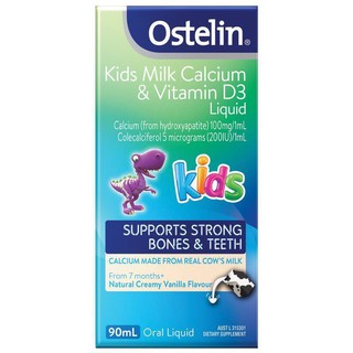 Ostelin Kids Milk Calcium &amp; Vitamin D3 Liquid 90ml