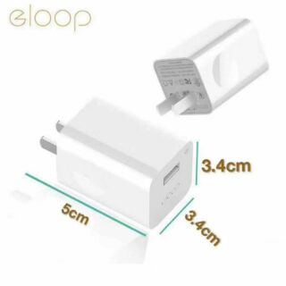 ปลั้กชาร์จไฟบ้านออก USB  24W ของแท้จากบริษัท ยี่ห้อ Eloop