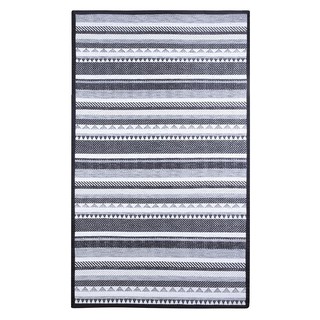 Interior carpet MAT PDM BRAND INARI 150x240CM WHITE/BLACK Carpet Home &amp; Furniture พรมภายใน เสื่ออเนกประสงค์ PDM BRAND IN