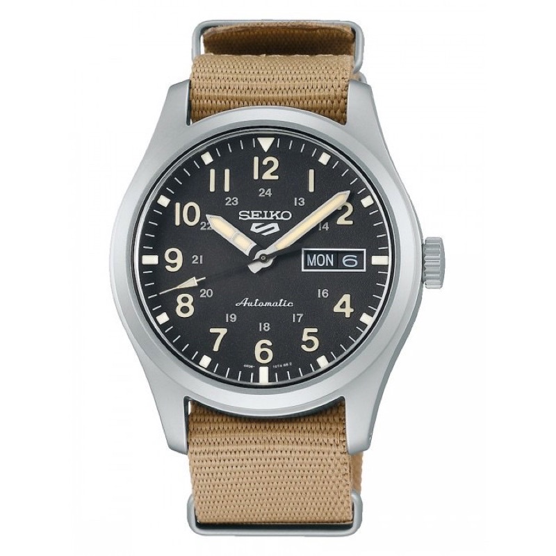 SEIKO 5 SPORTS FIELD/MILITARY SRPG35K1 สีกากี