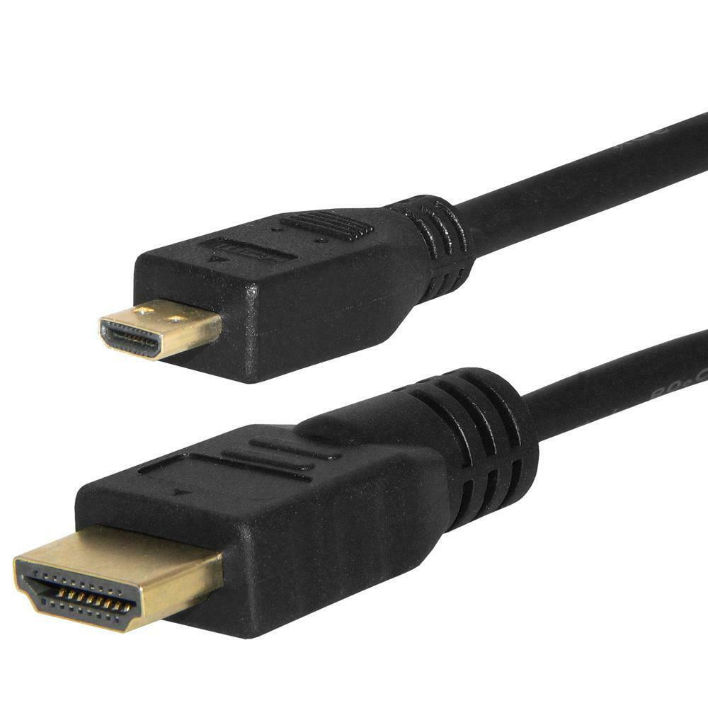 5ft Micro HDMI 1080P สายทีวีสําหรับ Fujifilm Finepix XP80 XP81 XP85 กล้อง