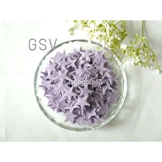 น้ำตาลตกแต่งเค้ก ตกแต่งคัพเค้ก รูปดาว กินได้สีน่ารักมาก สีพาสเทล