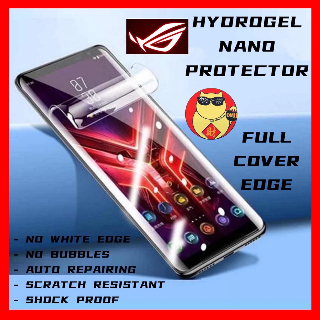 ASUS ROG PHONE 5/ROG PHONE 5 PRO/ROG PHONE 5 สุดยอด/HYDORGEL/NANO SCREEN PROTECTOR