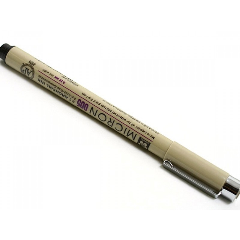 (KTS)(SALE)ปากกา Sakura Pigma สีดำ ขนาด 005