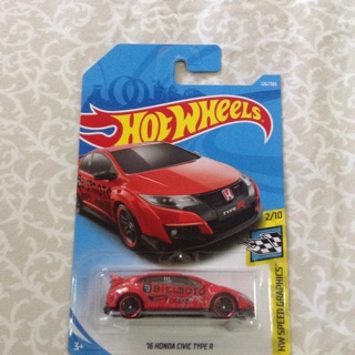 16 Honda Civic type r red colour