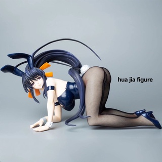 โมเดลฟิกเกอร์ PVC 1/4 FREEing B-style High School DxD Bunny Girl Himejima Akeno ขนาด 30 ซม. สําหรับเก็บสะสม