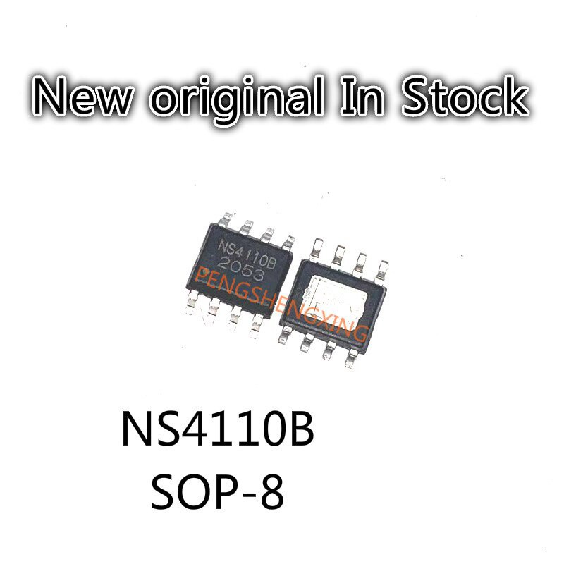 NOVO 10 PCONS / LOT NS4110 NS4110B SOP8 ใหม่สถานที่แบบดั้งเดิม