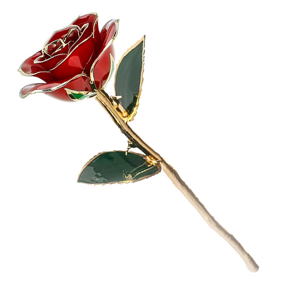 24K Gold Dipped Rose RedGold Rose Gift Boxed Valentines Day Wedding ...