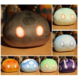 Lrm 【COD】Genshin Impact Slime ธีมตุ๊กตาน่ารัก Dango โยนหมอนของเล่นการ์ตูนของขวัญ