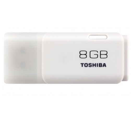 R3w USB FLASHDISK TOSHIBA HAYABUSA USB FLASH DRIVE 8GB - THN-U202W0080 (BULLK PACKING) - สีขาว U