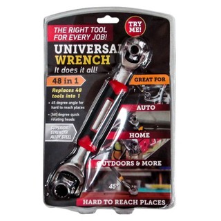 ประแจเหลี่ยม ประแจ 8หัว ประแจอเนกประสงค์ 48 In 1 ประแจซ็อกเก็ต Universal Wrench360องศา