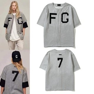 เสื้อเชิ้ตเบสบอล แขนสั้น พิมพ์ลาย Fig fear of god season 7 FG main line 7TH สไตล์สตรีท