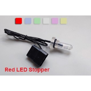 Stoper LED Red, จุกปิดรูแทงค์ ขนาด 1/4 ไฟled *สีแดง ชุดน้ำระบบเปิด, Water Cooling, ชุดน้ำ, ระบายความร้อนด้วยน้ำ