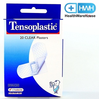 Tensoplastic Clear พลาสเตอร์ปิดแผล ใส 20 ชิ้น / 1 กล่อง